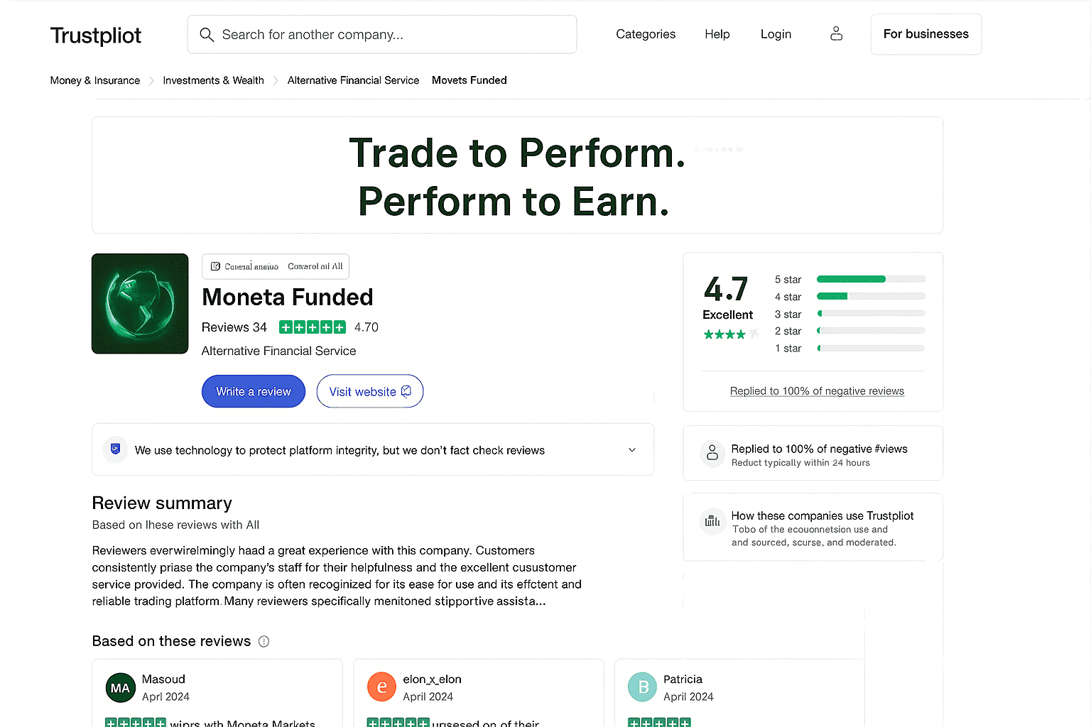 Moneta Funded Review 2026
